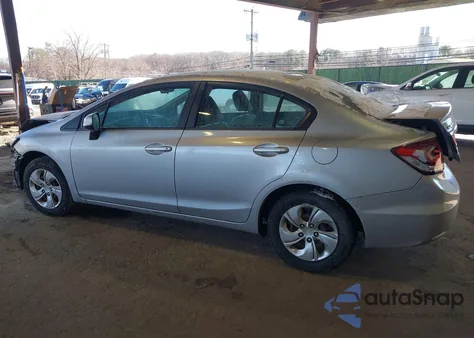 2013 Honda Civic Lx from USA, damaged, VIN 19XFB2F5XDE243749